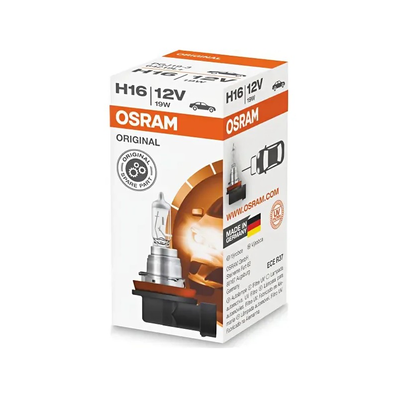 OSRAM Λάμπα H16 Original Line 12V 19W 3700K 64219L (1 τεμ)