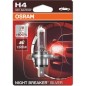 OSRAM Λάμπα H4 Night Breaker Silver 12V 60/55W 64193NBS01B (1 τεμ)