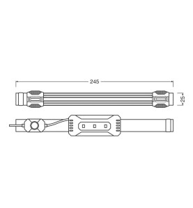 OSRAM Ευέλικτος Φακός Κεφαλής LED 115 lm LEDIL414