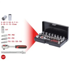 KS TOOLS Σετ Καρυδάκια με Καστάνια 1/2″ 9110623