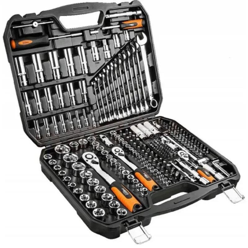 NEO TOOLS Σετ Καστάνια με Καρυδάκια & Κλειδιά ¼″, ⅜″ & ½″ - 219 τεμ