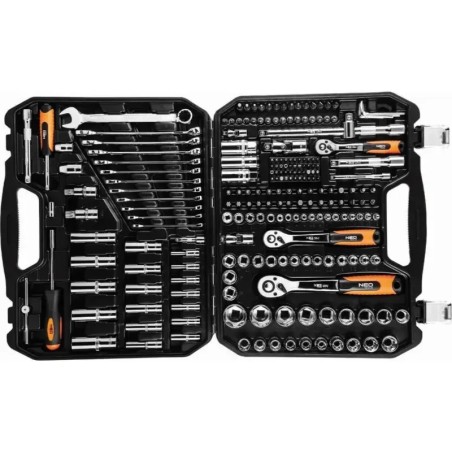 NEO TOOLS Σετ Καστάνια με Καρυδάκια & Κλειδιά ¼″, ⅜″ & ½″ - 219 τεμ