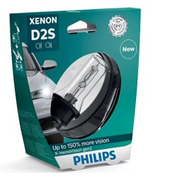 PHILIPS Λάμπα Xenon D2S X-tremeVision Gen2 +150% 4800K 85V 35W 85122XV2S1 (1 τεμ)