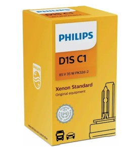 PHILIPS Λάμπα Xenon D1S Standard Φυσικό Λευκό 85V 35W 85415C1 (1 τεμ)
