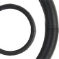 AMIO Καλυμμα Τιμονιου Δερματινο 39/41CM Μαυρο