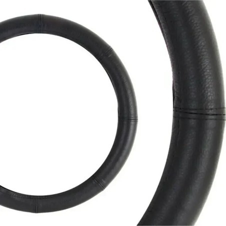 AMIO Κάλυμμα Τιμονιού Δερματίνη 42–44cm Μαύρο