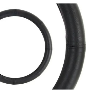 AMIO Κάλυμμα Τιμονιού Δερματίνη 44–46cm Μαύρο