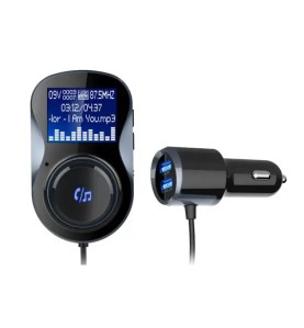 MEGA DRIVE Φορτιστής Αυτοκινήτου & Πομπός FM 02787