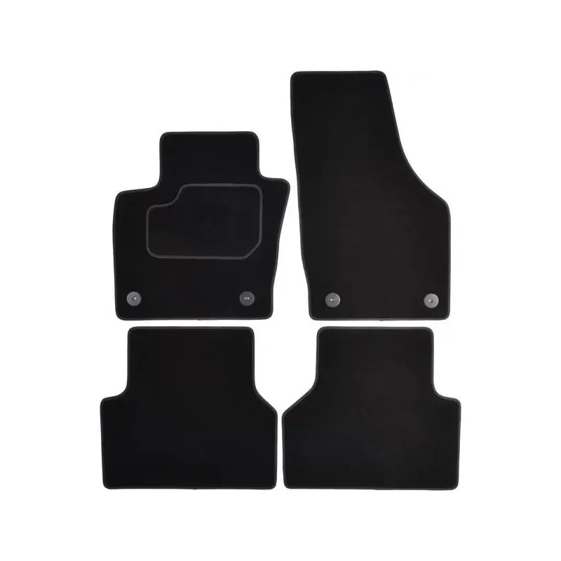 CUSTOPOL Σετ Μαύρα Πατάκια AUD225C για Audi Q3 (8UB, 8UG) – 4 τεμ