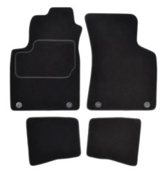 CUSTOPOL Σετ Μαύρα Πατάκια AUD250C για Audi TT Coupe (8N3) – 4 τεμ