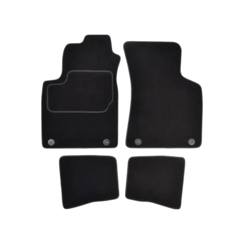 CUSTOPOL Σετ Μαύρα Πατάκια AUD250C για Audi TT Coupe (8N3) – 4 τεμ