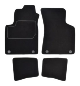 CUSTOPOL Σετ Μαύρα Πατάκια AUD250C για Audi TT Coupe (8N3) – 4 τεμ