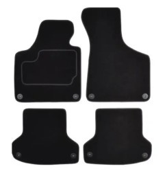 CUSTOPOL Σετ Μαύρα Πατάκια AUD75C για Audi (Universal) – 4 τεμ