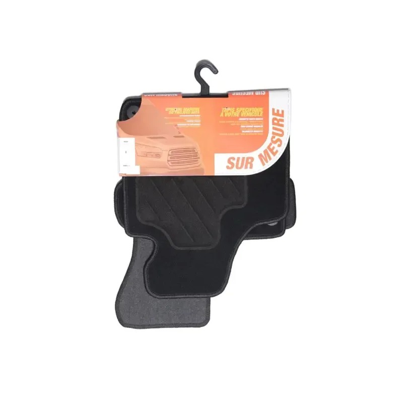 CUSTOPOL Σετ Μαύρα Πατάκια AUD80C για Audi A3 (8P1) – 4 τεμ
