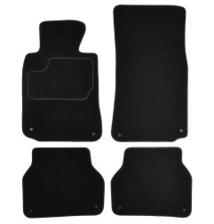 CUSTOPOL Σετ Μαύρα Πατάκια BM150C για BMW 5 Sedan (E39) – 4 τεμ