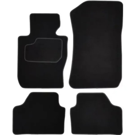 CUSTOPOL Σετ Μαύρα Πατάκια BM245C για BMW X1 (E84) – 4 τεμ