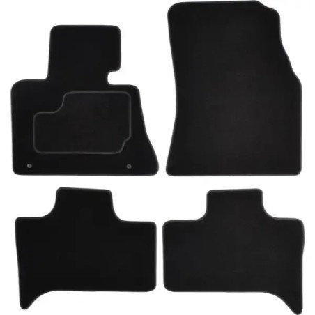 CUSTOPOL Σετ Μαύρα Πατάκια BM260C για BMW X5 (E53) – 4 τεμ