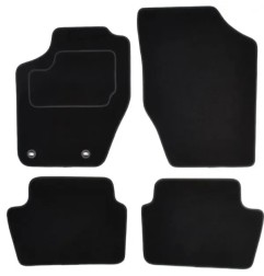 CUSTOPOL Σετ Μαύρα Πατάκια CIT110C για Citroën C4 – 4 τεμ