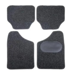 GnT PARTS Σετ Μαύρα Υφασμάτινα Πατάκια Universal 99002 – 4 τεμ