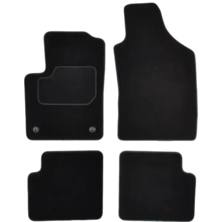 CUSTOPOL Σετ Γκρι Πατάκια FIA30S για Fiat 500 Hatchback (312) – 4 τεμ