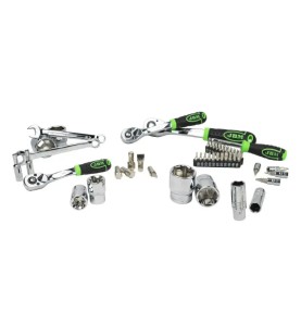 JBM Σετ Κασετίνα Εργαλείων 216 τεμ 1/2″, 3/8″, 1/4″