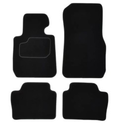 CUSTOPOL Σετ Μαύρα Πατάκια BM120C για BMW 3 Sedan (F30, F80) – 4 τεμ