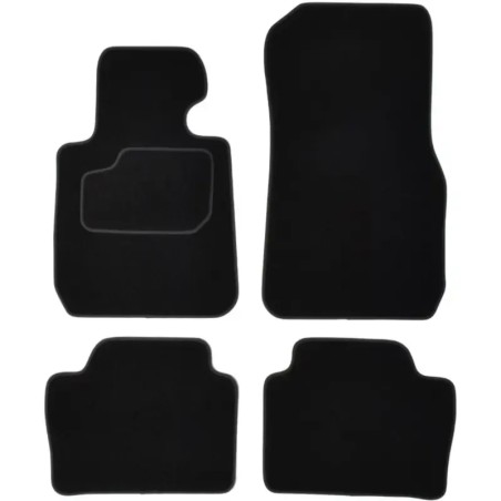 CUSTOPOL Σετ Μαύρα Πατάκια BM120C για BMW 3 Sedan (F30, F80) – 4 τεμ