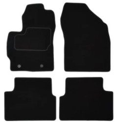 CUSTOPOL Σετ Μαύρα Πατάκια TOY10C για Toyota Auris (E15) – 4 τεμ