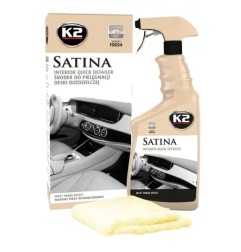 K2 SATINA BLUEBERRY Καθαριστικό Ταμπλό 750ml + Microfibre