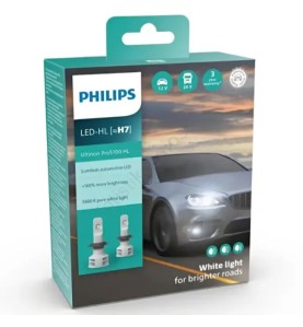 PHILIPS Λάμπες H7 Ultinon Pro5100 HL LED 5800K 12–24V 11972U51X2 (2 τεμ)