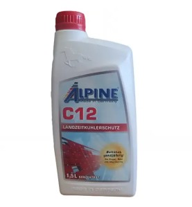 ALPINE Αντιψυκτικό C12 Συμπυκνωμένο (Κόκκινο) 1,5L