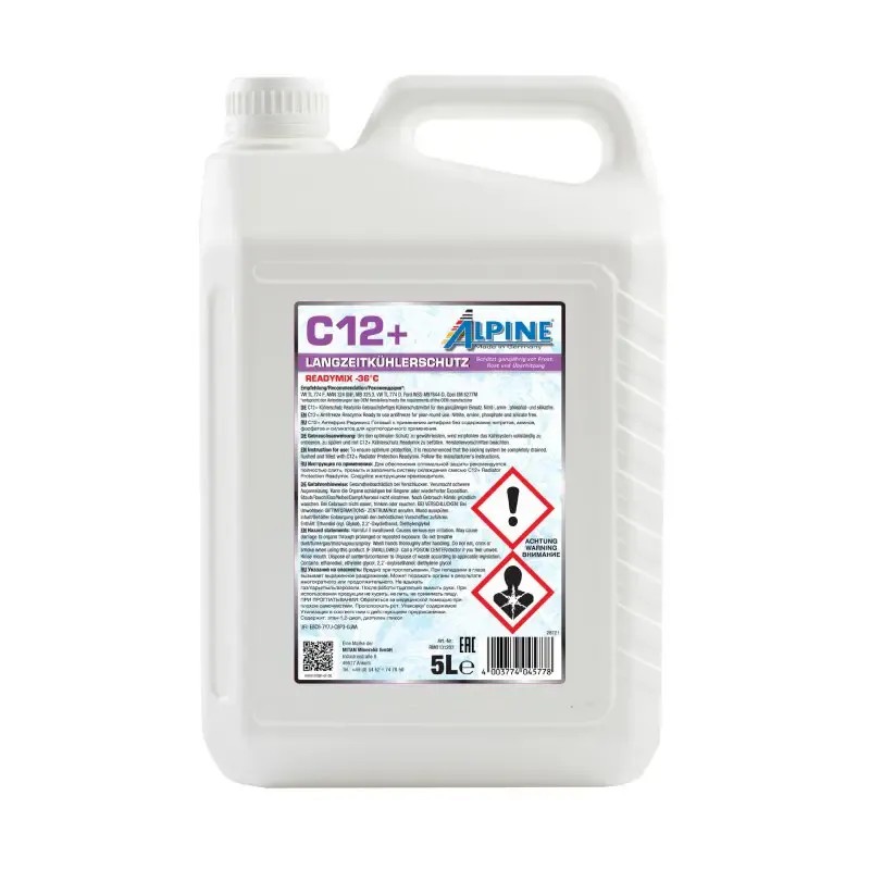 ALPINE Αντιψυκτικό C12+ Αραιωμένο (Μωβ) -36°C 5L