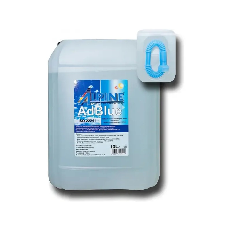 ALPINE ADBLUE Πρόσθετο Νιτρογόνου (DEF) 10L (Με Σωλήνα) ALPINE ADBLUE Πρόσθετο Νιτρογόνου (DEF) 10L (Με Σωλήνα)