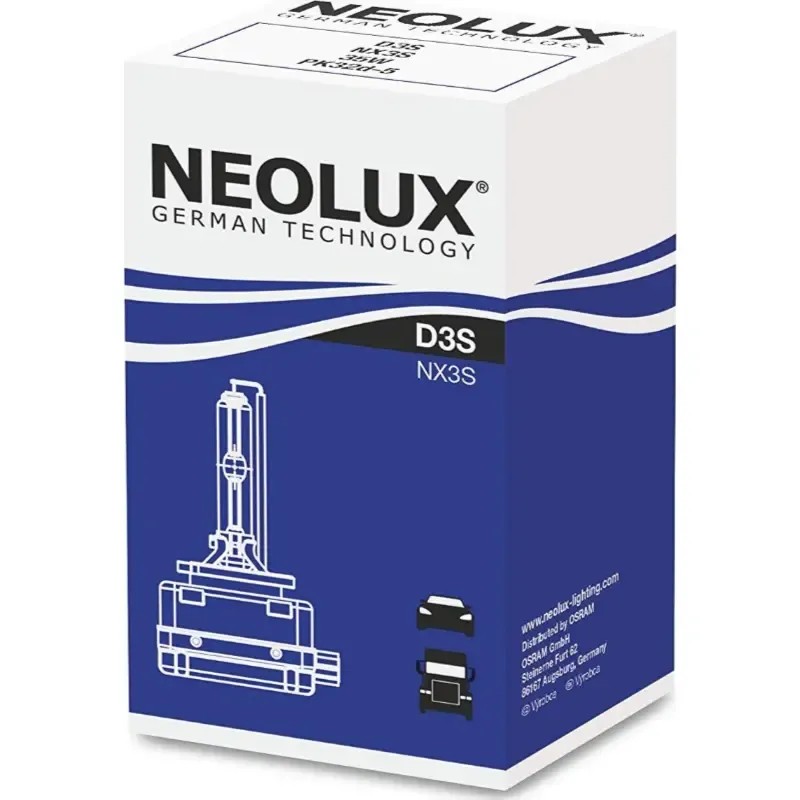 NEOLUX Λάμπα Xenon D3S 12V 35W Φυσικό Λευκό 4100K NX3S (1 τεμ)