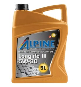 ALPINE Λάδι 5W30 LONGLIFE III 4L