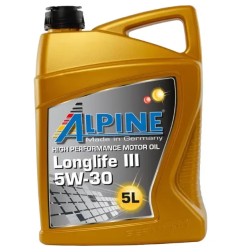 ALPINE Λάδι 5W30 LONGLIFE III 5L