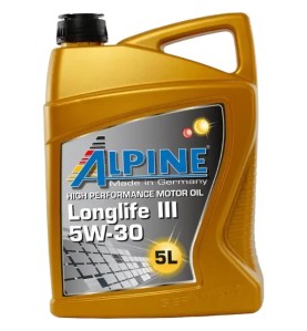ALPINE Λάδι 5W30 LONGLIFE III 5L