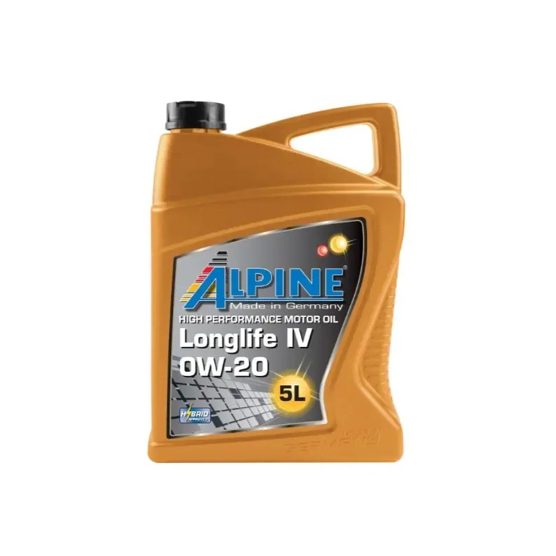 ALPINE Λάδι 0W20 LONGLIFE IV 5L ALPINE Λάδι 0W20 LONGLIFE IV 5L