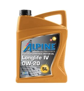 ALPINE Λάδι 0W20 LONGLIFE IV 5L