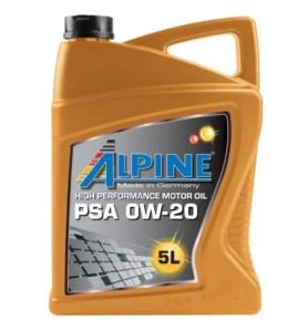 ALPINE Λάδι 0W20 PSA 5L