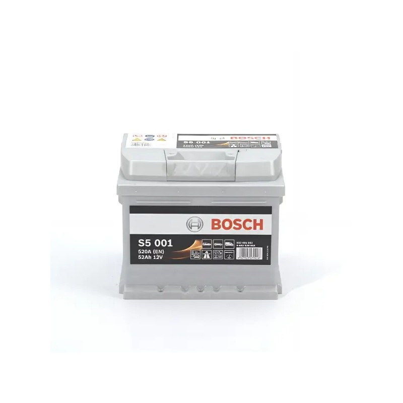 BOSCH Μπαταρία S5 52AH/520Α 0092S50010 BOSCH Μπαταρία S5 52AH/520Α 0092S50010