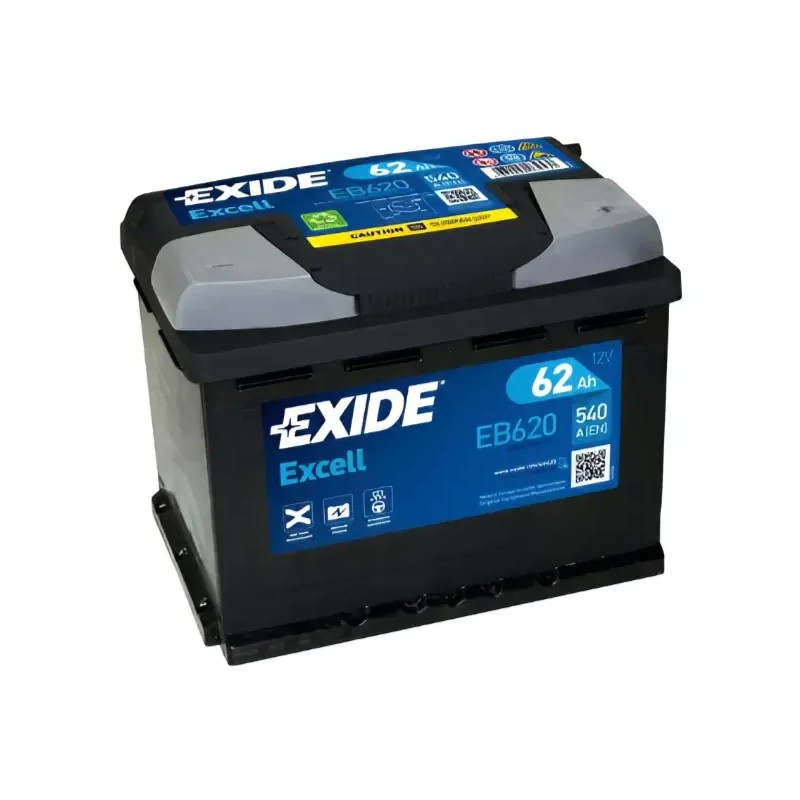 EXIDE Μπαταρία Excell 62AH/540A EB620 EXIDE Μπαταρία Excell 62AH/540A EB620