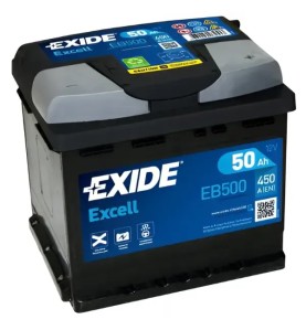 EXIDE Μπαταρία Excell 50AH/450A EB500