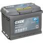 EXIDE Μπαταρία Premium 61AH/600A EA612 EXIDE Μπαταρία Premium 61AH/600A EA612