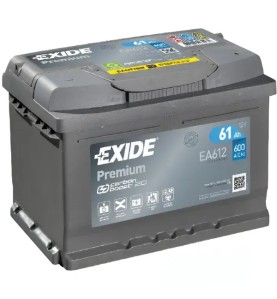 EXIDE Μπαταρία Premium 61AH/600A EA612