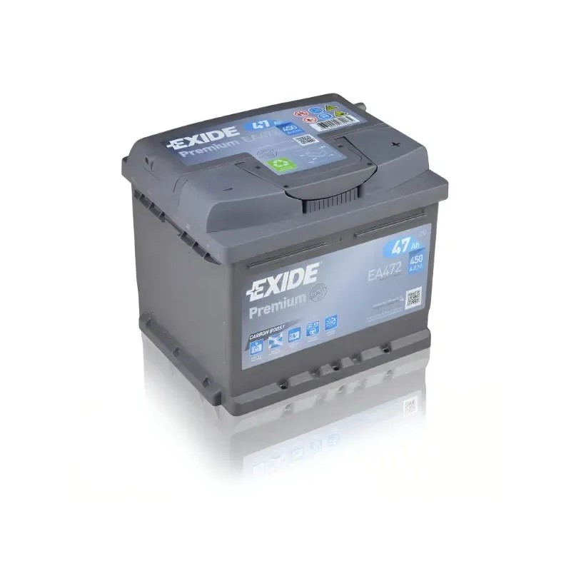 EXIDE Μπαταρία Premium 47AH/450A EA472 EXIDE Μπαταρία Premium 47AH/450A EA472
