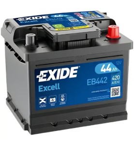 EXIDE Μπαταρία Excell 44AH/420A EB442