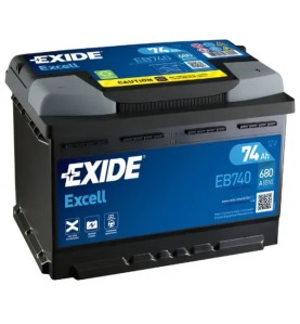 EXIDE Μπαταρία Excell 74AH/680A EB740