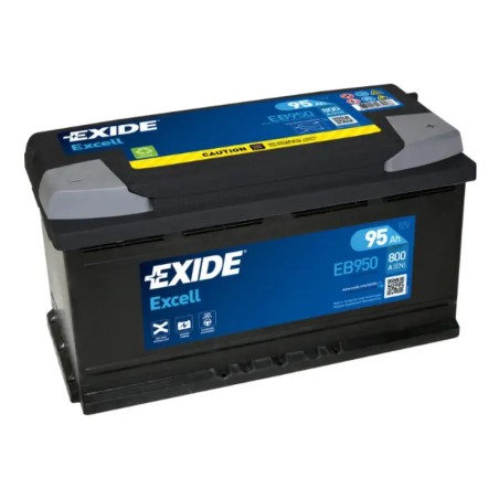 EXIDE Μπαταρία Excell 95AH/800A EB950