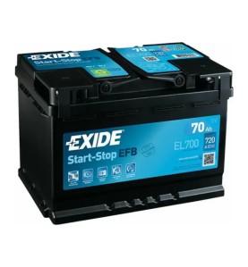 EXIDE Μπαταρία EFB 70AH/760A EL700